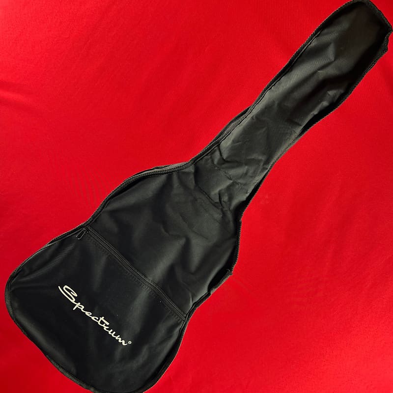 [USED] Spectrum AIL 129 Full Size Cutaway Acoustic Guitar Pack, Black and  Spruce (See Description)