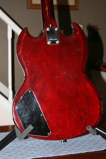 Greco SG Style Early 70's 1973-1976 Dark Red | Reverb