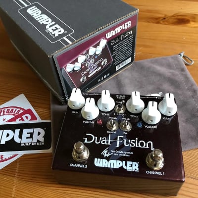 Wampler Dual Fusion V2 Tom Quayle Signature Dual Overdrive Guitar Effects Pedal -open **mint-in-box!