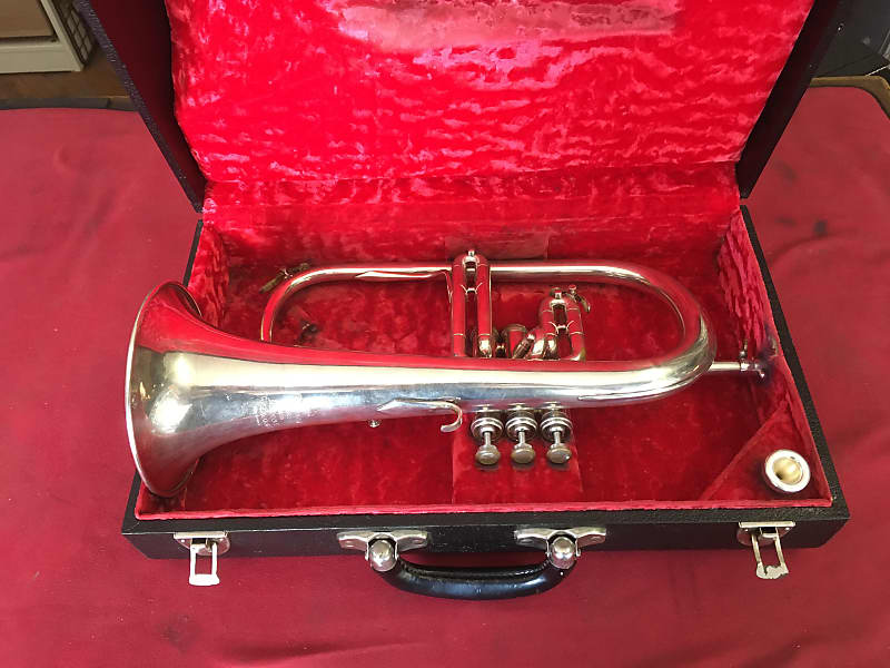 Couesnon Monopole 1980 Silver Plated Flugelhorn / Bugle