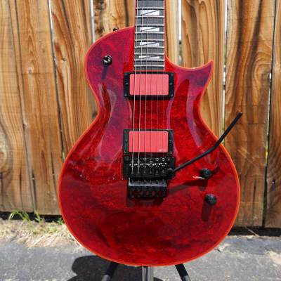ESP SIGNATURE SERIES Gary Holt EC Liquid Metal Lava 6-String Electric Guitar w/ Case image 7