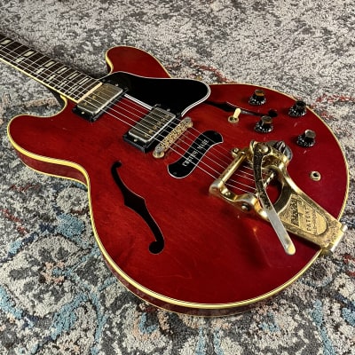 Vintage 1960 Gibson ES345 W/ 2 PAFs Bigsby & Original Hardshell Case! Clean!! image 9
