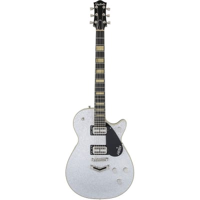 Gretsch Guitars G6229 Players Edition Jet BT Electric Guitar Silver Sparkle image 3