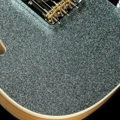 Suhr Eddie's Guitars Exclusive Custom Classic T Roasted - Ice Blue Sparkle image 23
