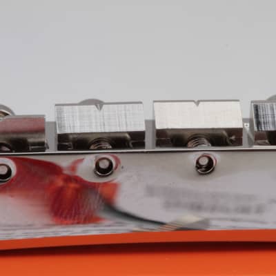 Gibson Nonwired ABR-1 Bridge Nickel with CNC notched Saddles and Orange Repro Box image 6