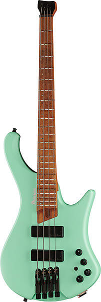 USED Ibanez - EHB EHB1000S - 4-String Headless Bass Guitar - Sea Foam Green Matte - w/ Bag image 1