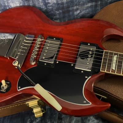 New ! 2023 Gibson SG Standard '61 Maestro Vibrola - Vintage Cherry - Only 6.9 lbs - Authorized Dealer- In Stock! G02187 image 1