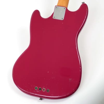 Fender Mustang Bass 1966 Dakota Red ~ Early First Year Example image 8