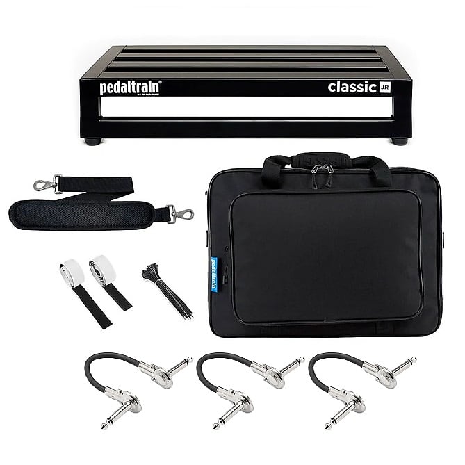 New Pedaltrain Classic JR Guitar Effects Pedal Board w/ Soft Case & Patch Cables image 1