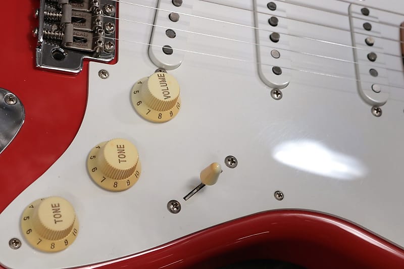 Fender Japan Stratocaster ST57-TX Fiesta Red S/N S094848