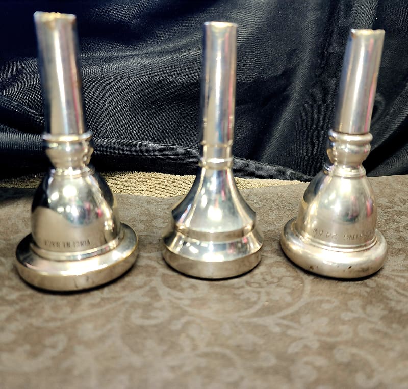 Vincent Bach Tuba Mouthpiece 24W, King 2, Blessing 24AW -- 3 Mouthpieces image 1