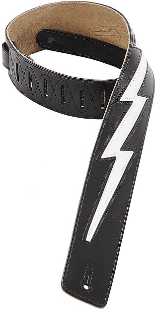 Levy's lightning bolt guitar strap discount