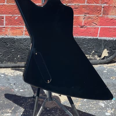Gibson Explorer '58 Reissue  1981 - the very 1st Korina Reissue series in factory Black simply as ra image 4