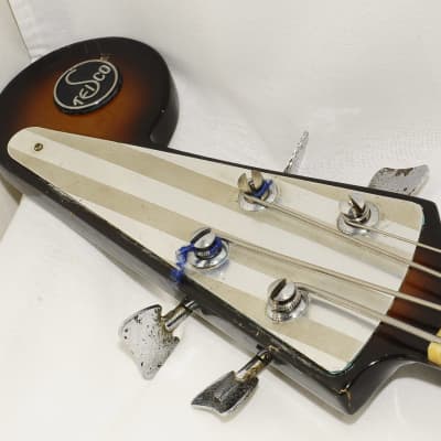 Excellent 1960s TEISCO Japan NB-4 Electric Bass Ref.No 1734 image 6