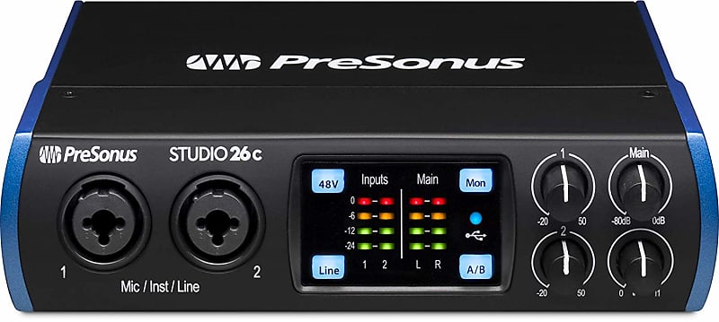 PreSonus Studio 26c USB-C Audio Interface image 1