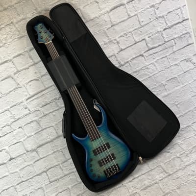 Sire Marcus Miller M7 Left-Handed 5-String Electric Bass - Transparent Blue w/ Gig Bag image 17