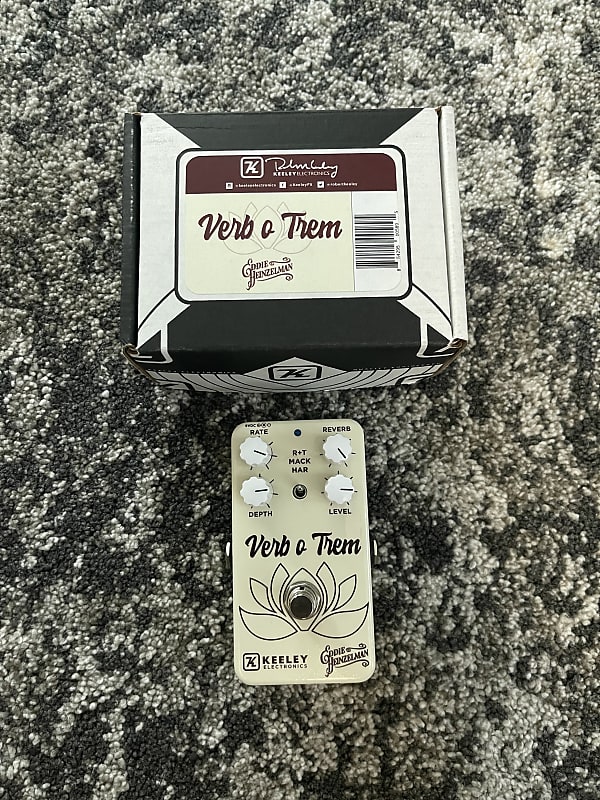 Keeley Electronics Verb O Trem Reverb Tremolo Guitar Effect Pedal +  Original Box