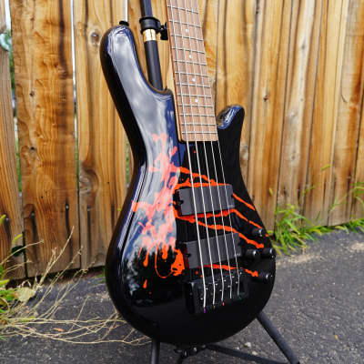 Spector Legend-5 Alex Webster - Blood Drip Black 5-String Electric Bass Guitar (2023) image 1