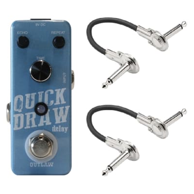 Reverb.com listing, price, conditions, and images for outlaw-effects-quick-draw-guitar-delay-pedal