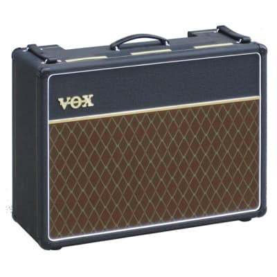 Vox AC-15/4 Twin & AC-30/4 (Two Channels/Four Inputs) Combo Cab with Brown Vox Grill Cloth image 1