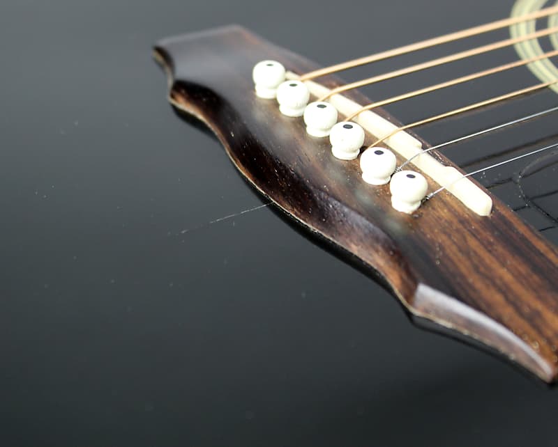 Guild Songbird Black Vintage Thinline Acoustic Electric Guitar w/OHSC