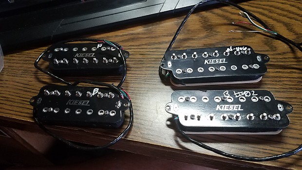 Kiesel Multi-Scale Lithium 7 Pickup set Black | Reverb