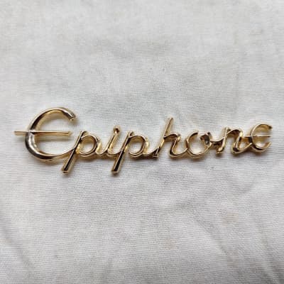 Epiphone Epiphone Flying V korina Joe Bonamassa Golden 3d Raised Letters Headstock Logo with pins image 5