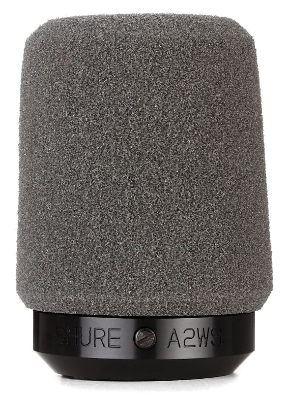 Shure A2WS-BLK Locking Windscreen for SM57, 545 Series Mics