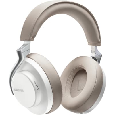 Shure AONIC 50 Wireless Noise-Cancelling Headphones, White, Warehouse Resealed image 3