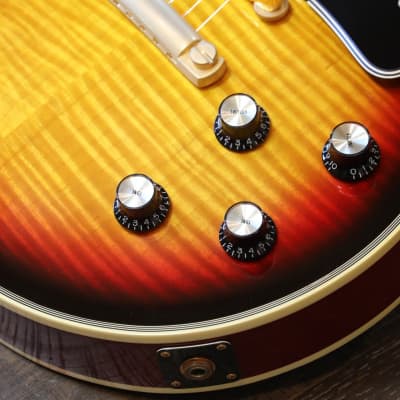 2006 Gibson Custom Shop 1968 Reissue Les Paul Custom F Electric Guitar Figured Triburst + COA OHSC (6932) image 6