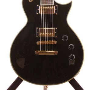 ESP LTD EC-256 Black Electric Guitar with ESP humbucker pickups image 3