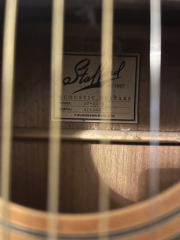 Stafford SF-S1 - Natural | Reverb Stafford SF-S1 - Natural | Reverb