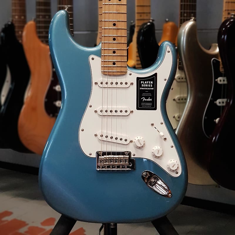 Fender stratocaster on sale tidepool blue