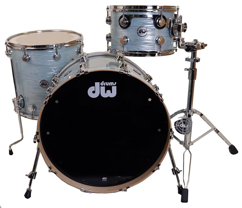 DW Collectors 12, 16, 22 Shell Pack in Pale Blue Oyster FinishPly image 1