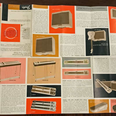 Original Vintage 1961 Fender Fold-Out Catalog image 5