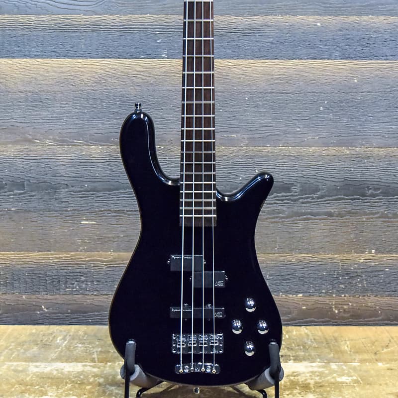 Warwick Rockbass Streamer LX 4-String Solid Black Electric Bass  #RB-E-533854-14