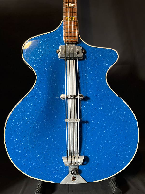 1958-63 Wandré Waid Blue Bass Sculpture Rare by Antonio Pioli image 1