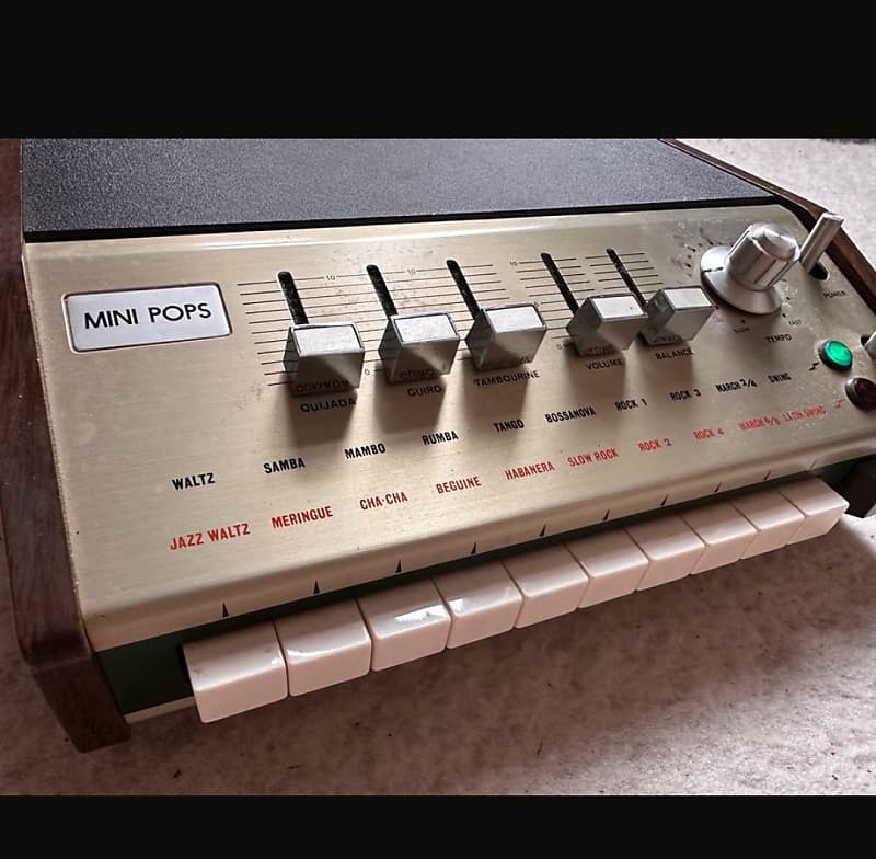 Korg (Keio) Mini Pops 7 1971 Vintage Analog Rythm Drummachine | Reverb