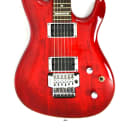 Ibanez JS100-TR 100 Series Joe Satriani Signature HH Electric Guitar Transparent Red