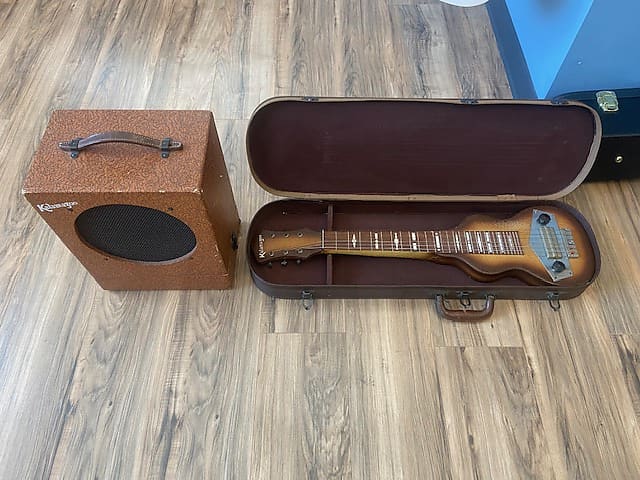 Gibson Kzoo Lap Steel guitar with matching dual channel tube | Reverb