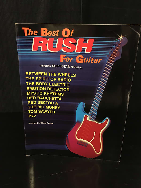 Rush The Best Of Rush For Guitar Tab Book by Doug Freuler | Reverb