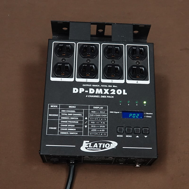 Elation DPDMX20L 2010s Black Reverb