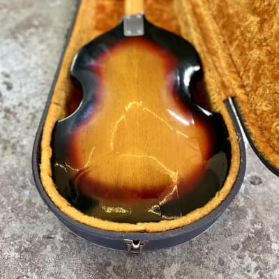 Vox V-250 Violin Bass 1960’s - Sunburst original vintage Italy viola image 11