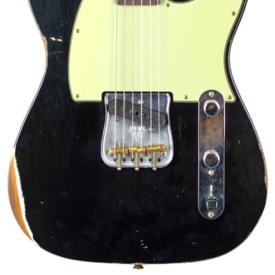 New Fender Custom Shop TRG Spec '59 Esquire Relic Black w/Chambered Body image 3