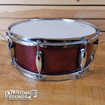 Gretsch 5" x 14" Snare Drum - Transparent Red image 4