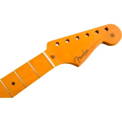 Fender Classic Series '50s Stratocaster® Neck with Lacquer Finish, Soft "V" Shape - Maple Fingerboard image 3