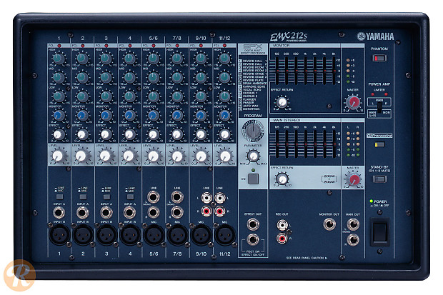 Yamaha EMX212S 12 Channel 200-Watt Powered Analog Mixer image 1