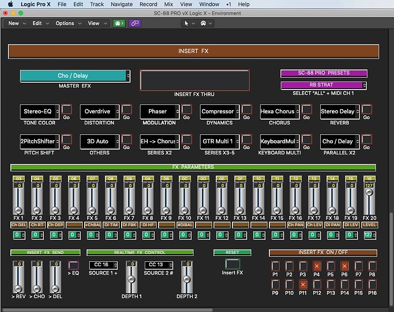 Virtual SOUND CANVAS editor / programmer - Roland SC-88 PRO