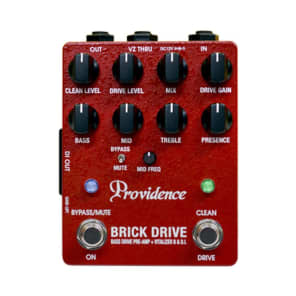 ベース PROVIDENCE BRICK DRIVE BDI-1 Providence BDI-1 Brick Drive Overdrive - BASS Demo - YouTube