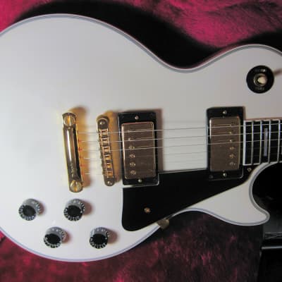 Immagine Les Paul's Personal 50th Anniversary White Custom Featured on his Autobiography~ The Collector's Package - 5
